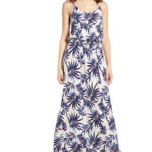 Nordstrom “All in Favor” printed maxi dress size small